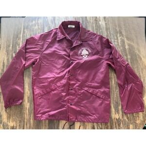 Vintage King Louie Windbreaker Jacket Wishard Memorial Hospital Snap Button M